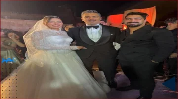 مينا عطا يعبر عن مشاعره لموسى في حفل زفافها ويصفها بأجمل عروس
